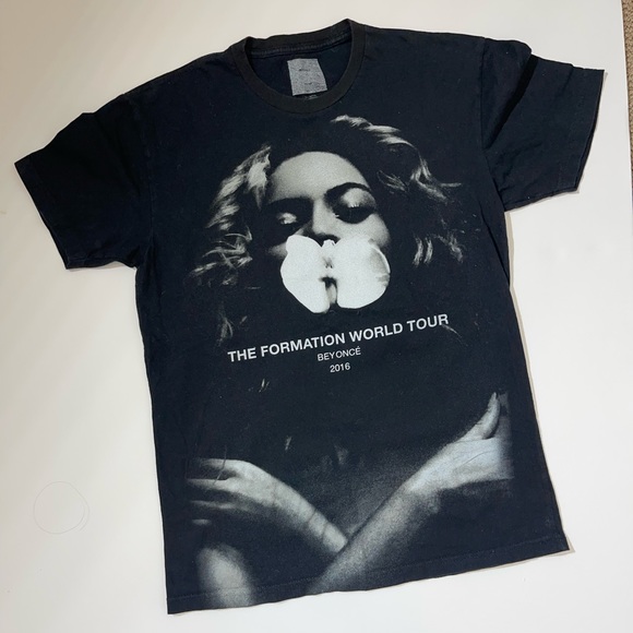 Tops | Beyonce 216 The Formation World Tour Unisex Black Tshirt Size S ...